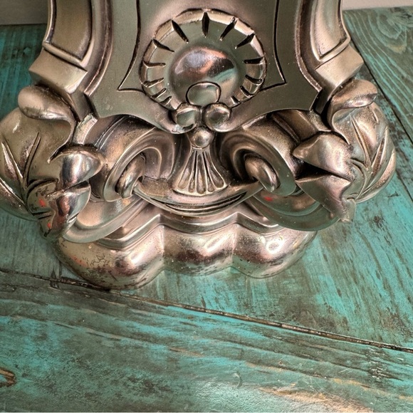 Vintage Argenti Italy Silver Plate Table Shelf Mantel Clock - Picture 10 of 13